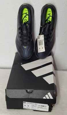 Adidas Copa Pure 3 Club Mens Soccer Shoes US Size 8 Black Lucid Lemon Green