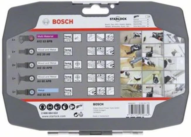 Bosch Starlock Tauchsägeblatt Set Zubehör Multifunktionswerkzeug 6tlg - Bild 4 von 4