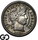 1907 Barber Dime