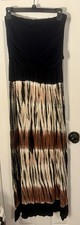 Strapless, Tie-Dye Maxi Summer Dress Size Medium
