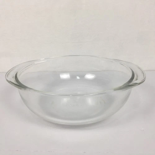 Vintage PYREX # 023 Clear Glass 1-1/2 Qt. 8" Casserole Bowl Baking Dish  NO LID