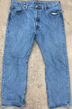 Vintage Levi's 501 Medium Wash Denim Blue Jeans Men's 36X29 Cotton Pants