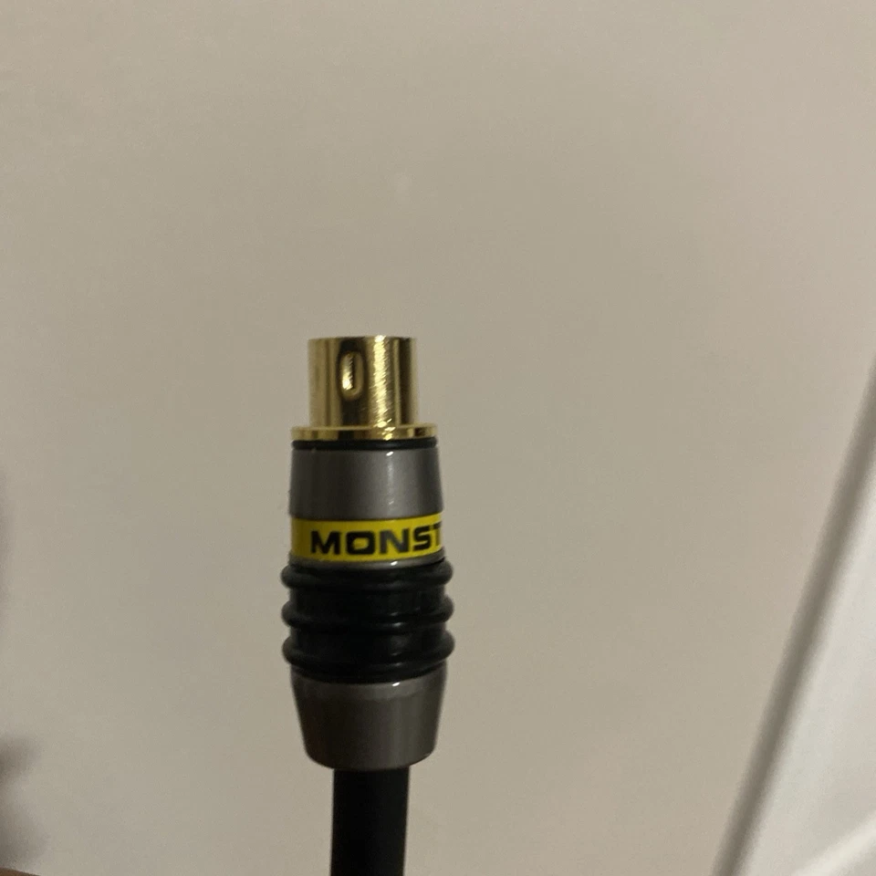 Monster S-Video Cable 1FT – SuperVideo SVHS Hi-8 ED Beta HD Quality - Image 3 of 4