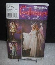 Simplicity 3675 Misses Costume Fairy, Pixie Pattern Size 6- 12 Uncut/ff