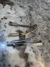 Lot of 3 Vintage Collar Tie Bar Retro (N6) 