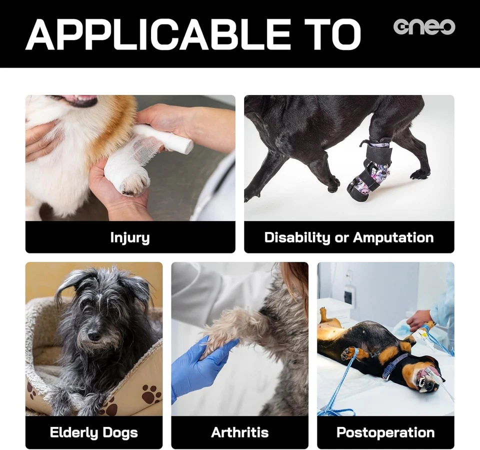 Dog Lift Harness, Dog Sling for Medium Large Dogs, Adjustable Dog Support XL - Image 4 of 4