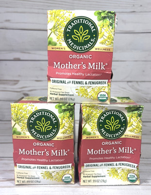 Traditional Medicinals Organic Mother's Milk Promotes Healthy Lactation 3x 9/27