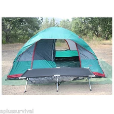 Compact Camping Folding Cot 82" x 31" Survival Bed