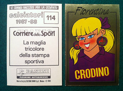 CALCIATORI PANINI 1987/88 - scudetti e mascotte a scelta da recupero