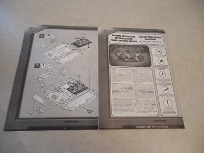 IMPERIAL GRIFFON TANK ASSEMBLY INSTRUCTIONS, WARHAMMER 40K, GAMES ...
