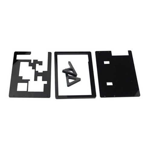 Acrylic Front & Back Shell + Base + Screws For 7" Raspberry Pi 2 B LCD Screen - Afbeelding 2 van 9
