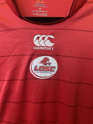 Canterbury Lille LOSC 2009-10 Home Football Kit Shirt Top Mens