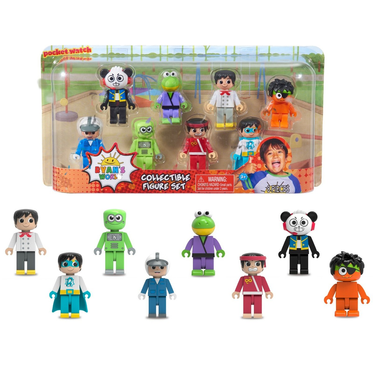 Ryan's World 8-Piece Mini Collectible Figure Set, Ages 3 + | eBay
