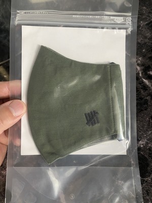 UNDEFEATED FACE MASK One Size NEW Color-Green, Made In Japan