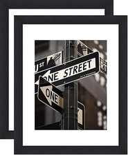 2pcs of Black Wooden Frame