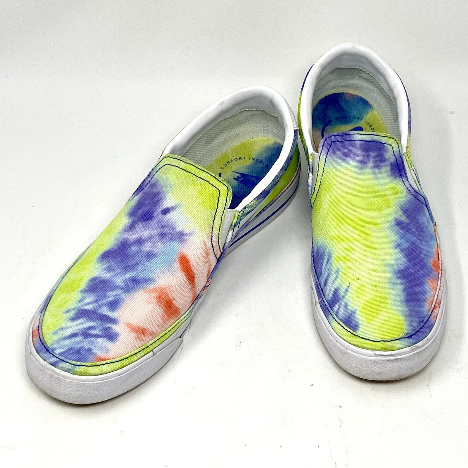 Scarpe slip on Nike Court Legacy CZ1752 900 multicolore tinta unita taglia 8 da donna usate in ottime condizioni