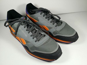 orange workout shoes