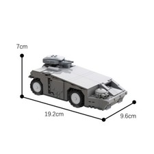 ZITIANYOUBUILD Micro M577 Armored Personnel Carrier 551 Bricks from Sci-Fi movie