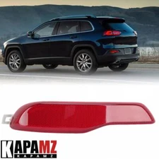 For 2014-2018 Jeep Cherokee Left Driver Side Rear Bumper Reflector Light Case