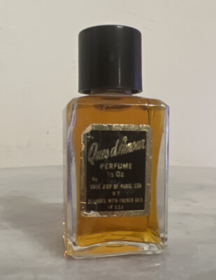 Vintage Ques D Amour Or  Rose D' Or Perfume  1/2 oz. / 0.5 oz / NEW OLD STOCK