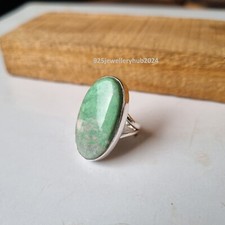 Wonderful Variscite Gemstone Ring 925 Sterling Silver Statement Gift Ring PG5818