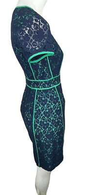 Cynthia Rowley Dress Sz 2 Green Blue Lace Overlay Floral Short Sleeve | eBay Cynthia Rowley Dress Sz 2 Green Blue Lace Overlay Floral Short Sleeve | eBay