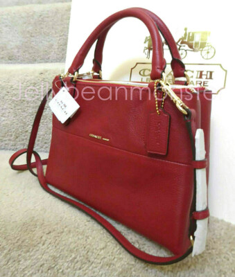 COACH 33562 MINI TURNLOCK BOROUGH LEATHER BAG PURSE