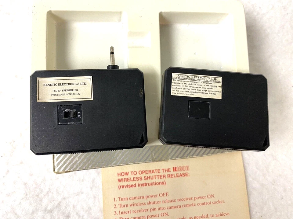 NEW OLD STOCK CAMERA WIRELESS SHUTTER SET,RICOH,MIRAI,FF-7,XRM,SHORTMASTER,GIFT! - Image 2 of 4