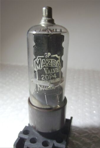MAZDA 20P4 CL30 TUBE VALVE TEST VERY STRONG TV LINE OUTPUT TETRODE / AUDIO AMP - Picture 1 of 4