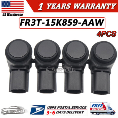 4PCS New PDC Parking Aid Sensor FR3T-15K859-AAW For Ford Edge Mustang 2015-2020