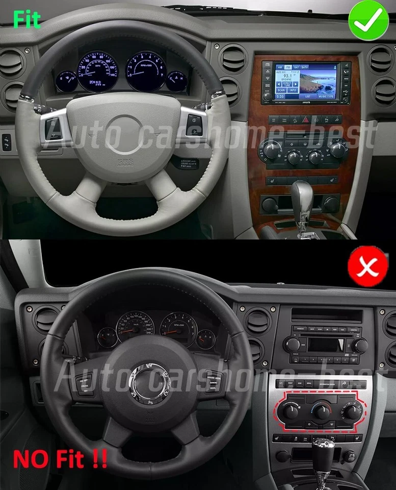 For 2008-2010 Jeep Commander Apple Carplay Car Radio Android GPS FM Stereo DSP - Imagem 2 de 4