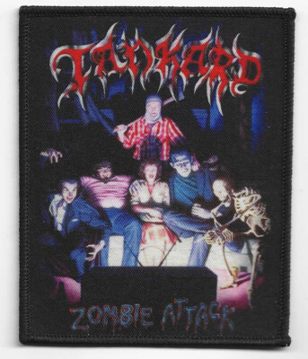 Tankard  - Zombie Attack gedruckter Aufnäher -  printed Patch NEU & OFFICIAL!