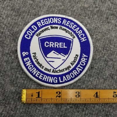 Cold Regions Research & Engineering Laboratory Patch CRREL New Hampshire Alaska