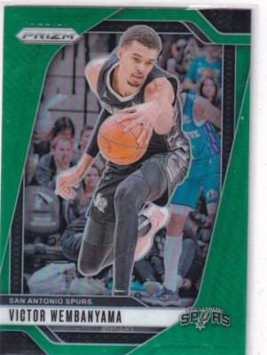 2024-25 Panini Prizm NBA No. 172 Victor Wembanyama Green Prizm | eBay