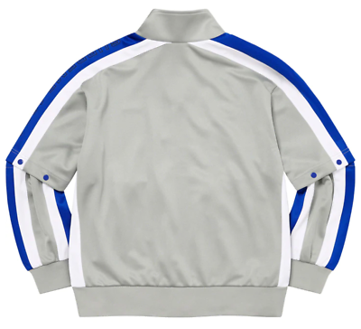 SUPREME UMBRO SNAP SLEEVE JACKET (LARGE) (LIGHT GREY) SS23 SUPREME UMBRO SNAP SLEEVE JACKET (LARGE) (LIGHT GREY) SS23