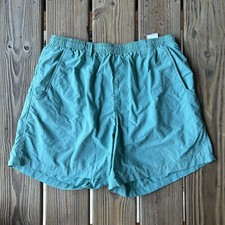 Columbia PFG Backcast III 6" Lined Light Mint Green Swim Shorts Men  s L  READ