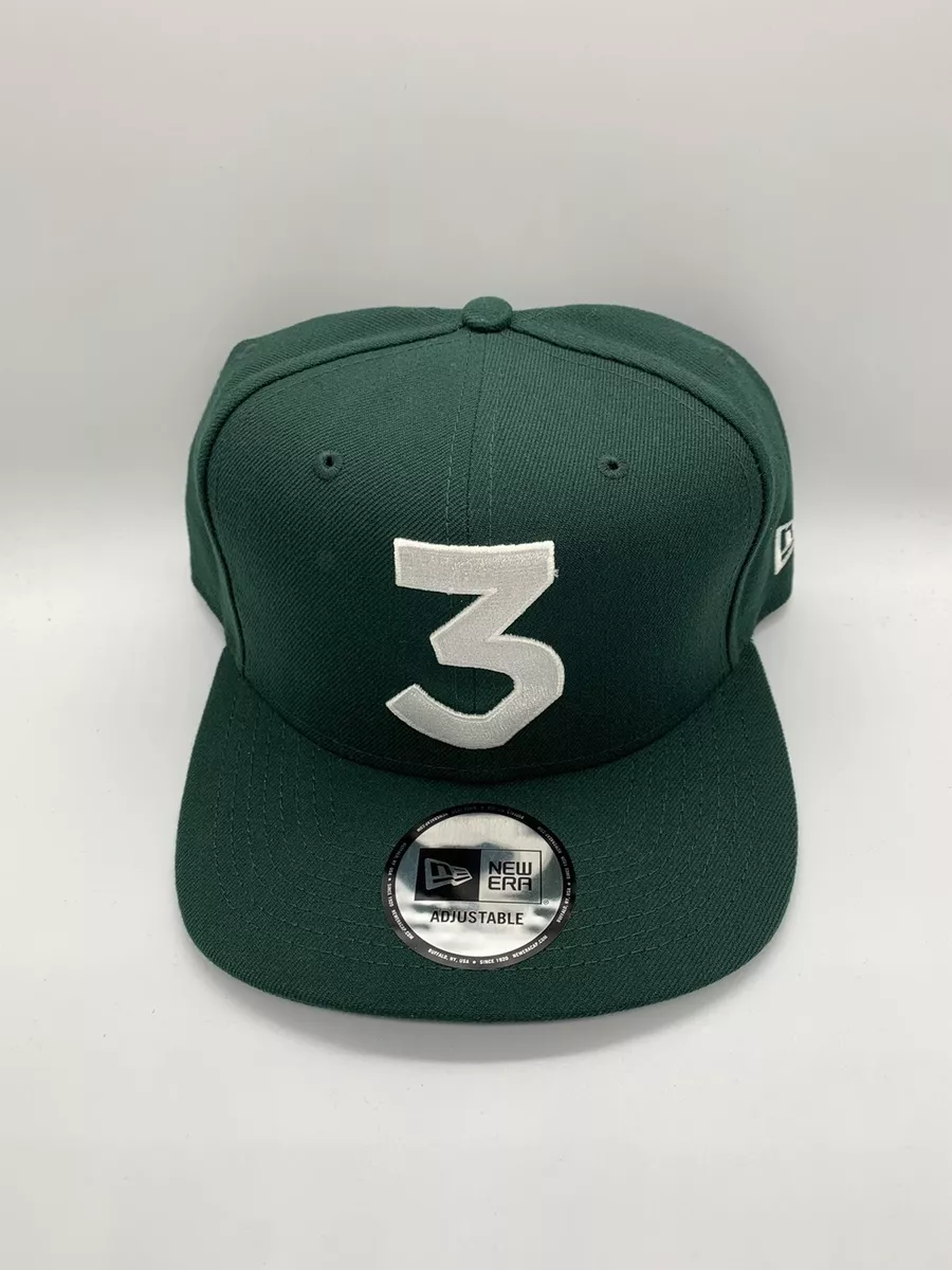 Chance The Rapper 3 New Era Cap Snapback Hat (GREEN) 100% Authentic