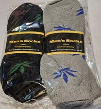 Men's socks 6 pairs American quality fancy design socks size 10 - 13