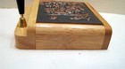 VTG Memo Pad & Pen Holder Hand-Crafted Copper Cover on Rubber Wood Malaysia, NEW — photo 7