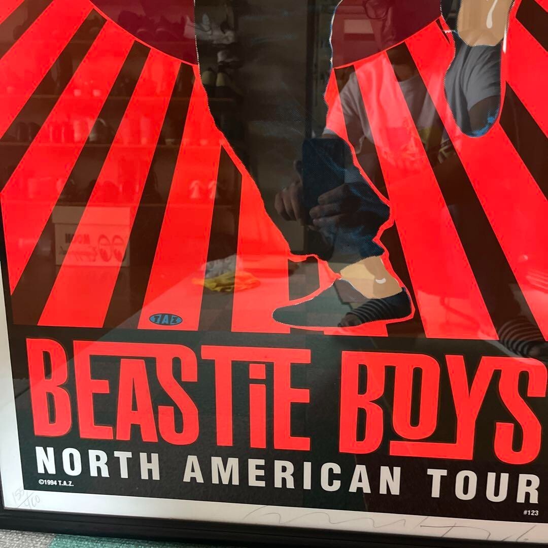ミュージシャン BEASTIE BOYS NORTH AMERICAN TOUR TAZ Taz Beastie Boys 1996 Detroit Concert Poster – Rare Dead Posters