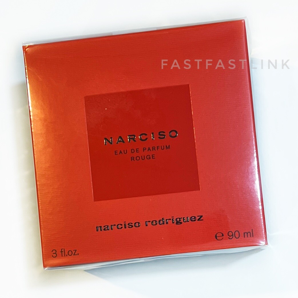 NARCISO RODRIGUEZ ROUGE Eau De Parfum 90ml SPRAY WOMEN…GENUINE