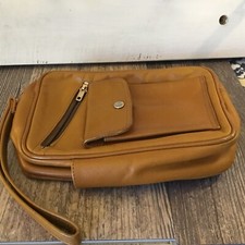 Vintage Unisex Taurus & rabbit Leather Wallet Purse Clutch Wrist Tote wristlet 