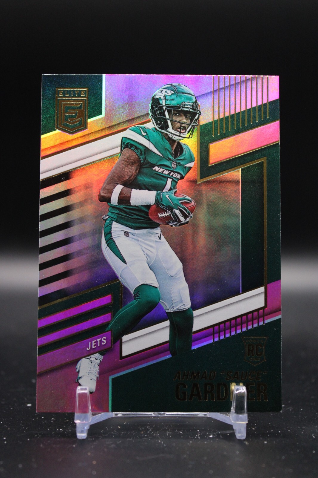 Ahmad "Sauce" Gardner, New York Jets, 2022 Donruss Elite, Pink, RC, #142