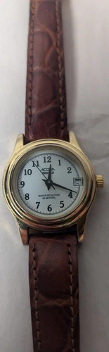 Vintage Timex Acqua Indiglo Women's Watch Date Indicator New Battery Works Great