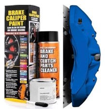 suits VOLKSWAGEN vw (ET-KIT) MID BLUE Brake Caliper Paint Brush On KIT+gloves