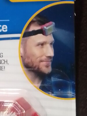 High Visibility Battery Powered Headlamp Adjustable Comfort Headband 15 LED Beam