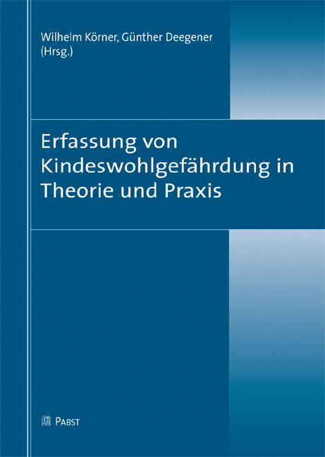 Thumbnail - Wilhelm Körner; Günther Deegener / Erfassung Von Kindeswohlgefährdung