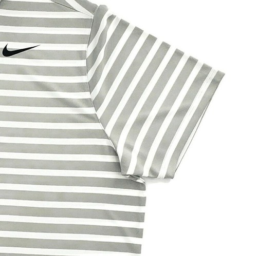 Nike Golf Florida Marlins Baseball Dri-Fit Polo Shirt Striped Logo Men's Size XL - Picture 4 of 7