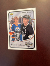 1992 Upper Deck Hockey Heroes #16 Wayne Gretzky Athlete of Decade - HOF - MT