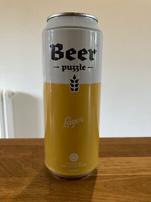 LAGER Bier Puzzle in Bierdose Geschenk Weihnachten Secret Santa - Luckies